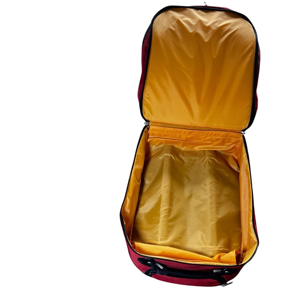 Baggallini NWT Daytripper Rolling Tote Carry-On Red Lightweight Nylon Suitcase - Picture 7 of 16